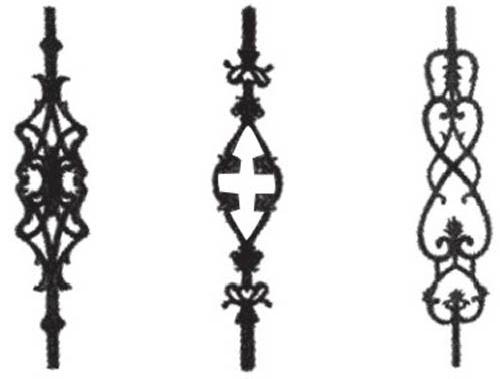 洛陽鐵藝-樓梯花件